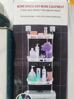Strong Storage Clean And Orderly Bathroom