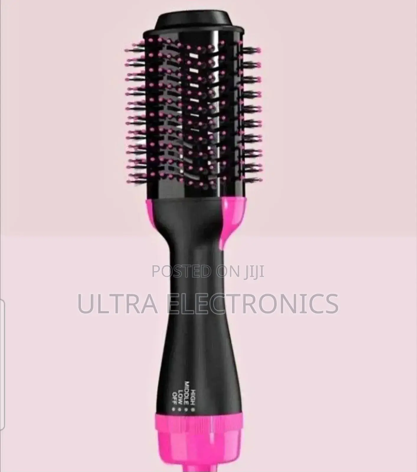 የፀጉር ማበጠሪያ in-1 Hot Air Brush Which Functions Hair Dryer, Straightene