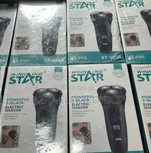 Winning Star 3-Blade Electric Shaver (Model St-5684). It