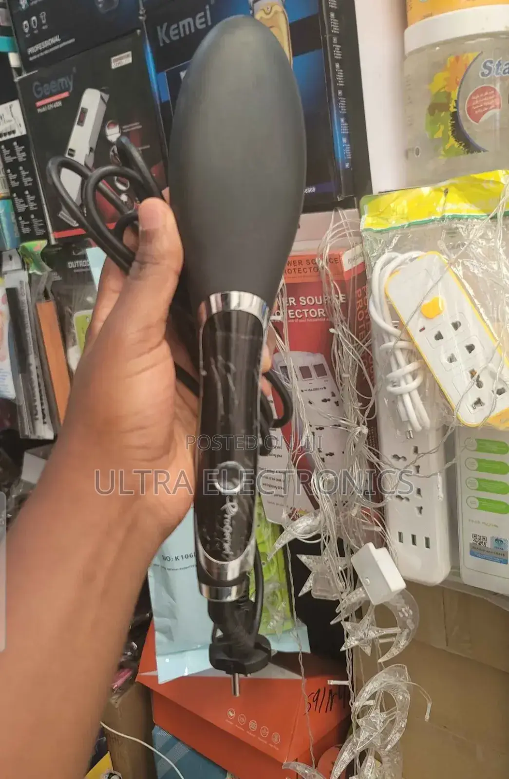 ፀጉር ማበጠሪያ Progemei Electric Hair Straightening Brush, Designed