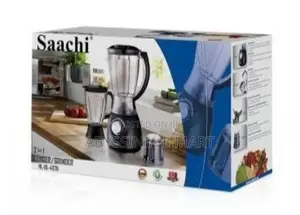 Saachi 3 in 1 Blender / Grinder የጁስ የቡና የቅመም መፍጫ