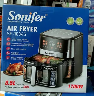 Sonifer Air Fryer 8.5l Air Fryer Digital Oil-Free 1700w Fast Cooking)