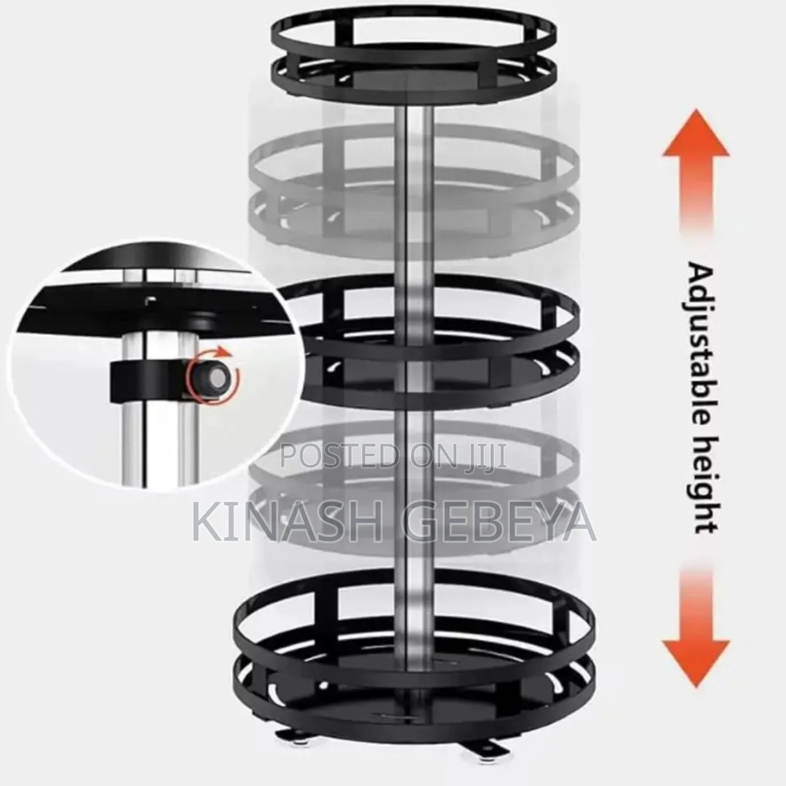 Top Quality 360° Rotating Kitchen Storage Rack
