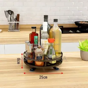 Top Quality 360° Rotating Kitchen Storage Rack