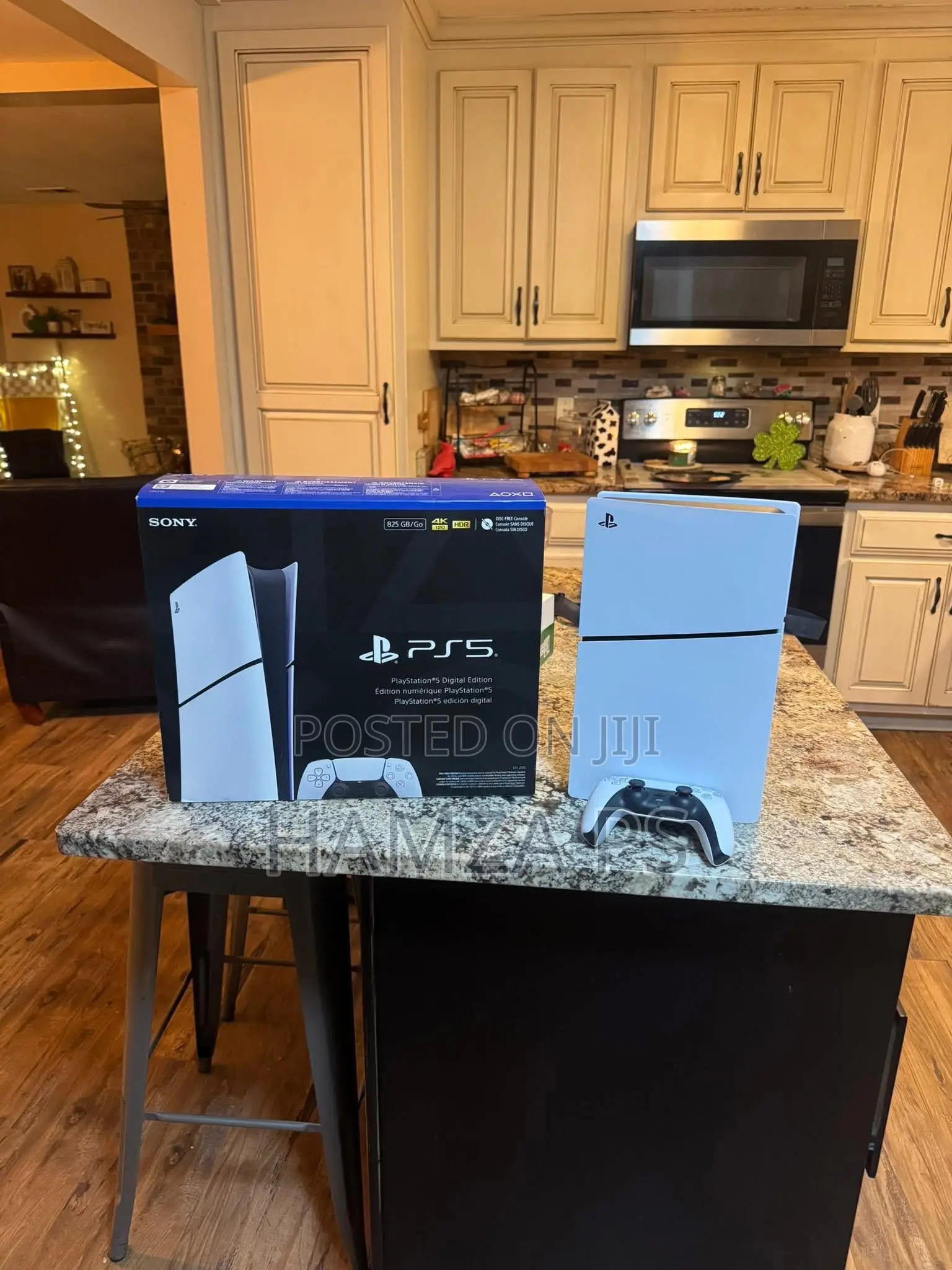 Ps5 Slim Digtal With Carton and Joystick