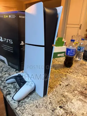 Ps5 Slim Digtal With Carton and Joystick