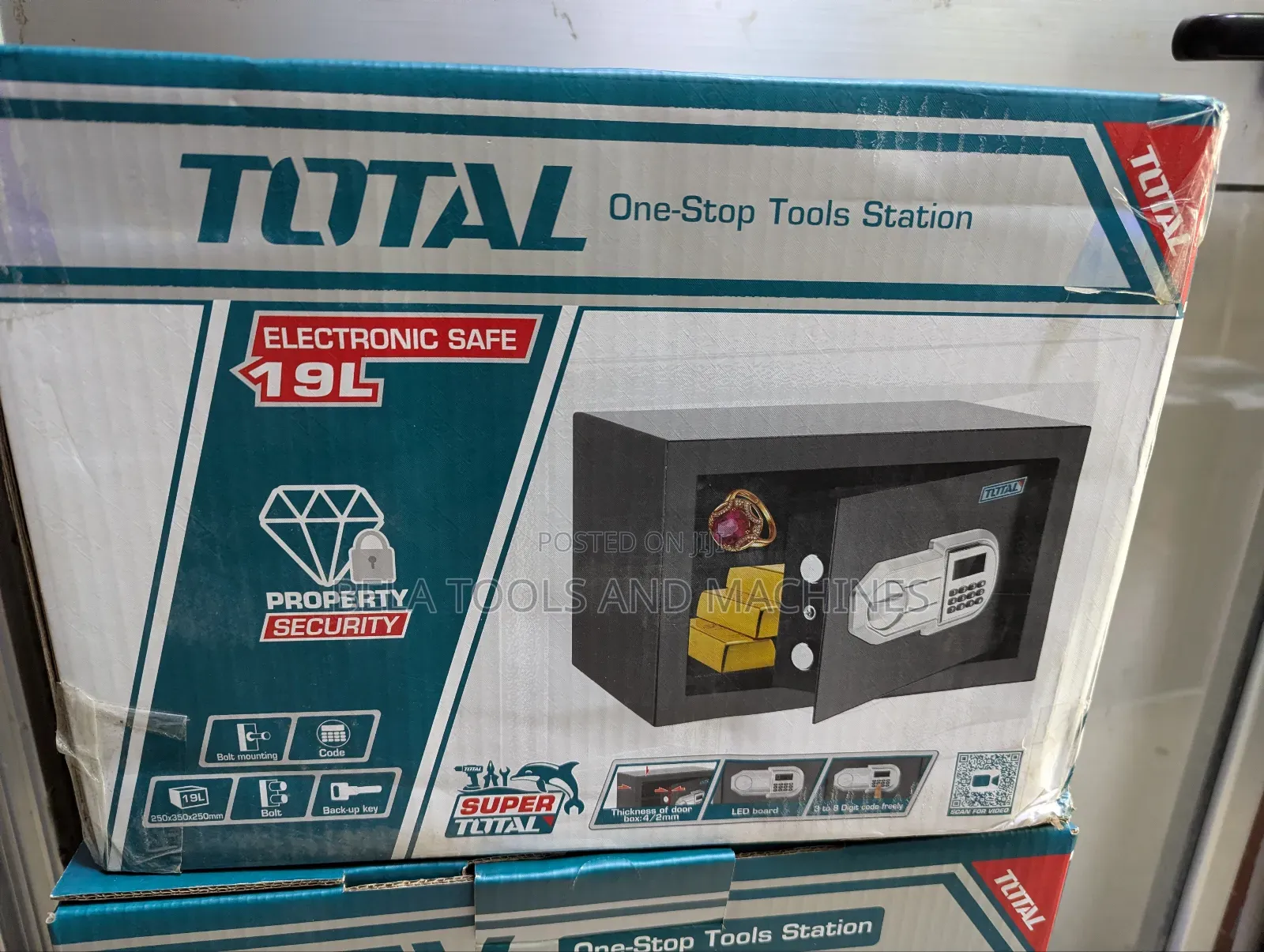 Total Electrical Digital Safe Box High Quality ካዝና Money, Jewelry Safe
