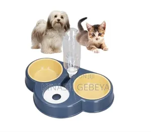 Cat And Dog Food And Water Bowl