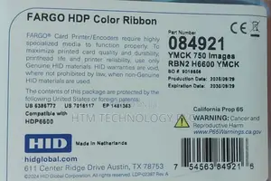 Fargo HDP Color Ribbon Part Number 084921