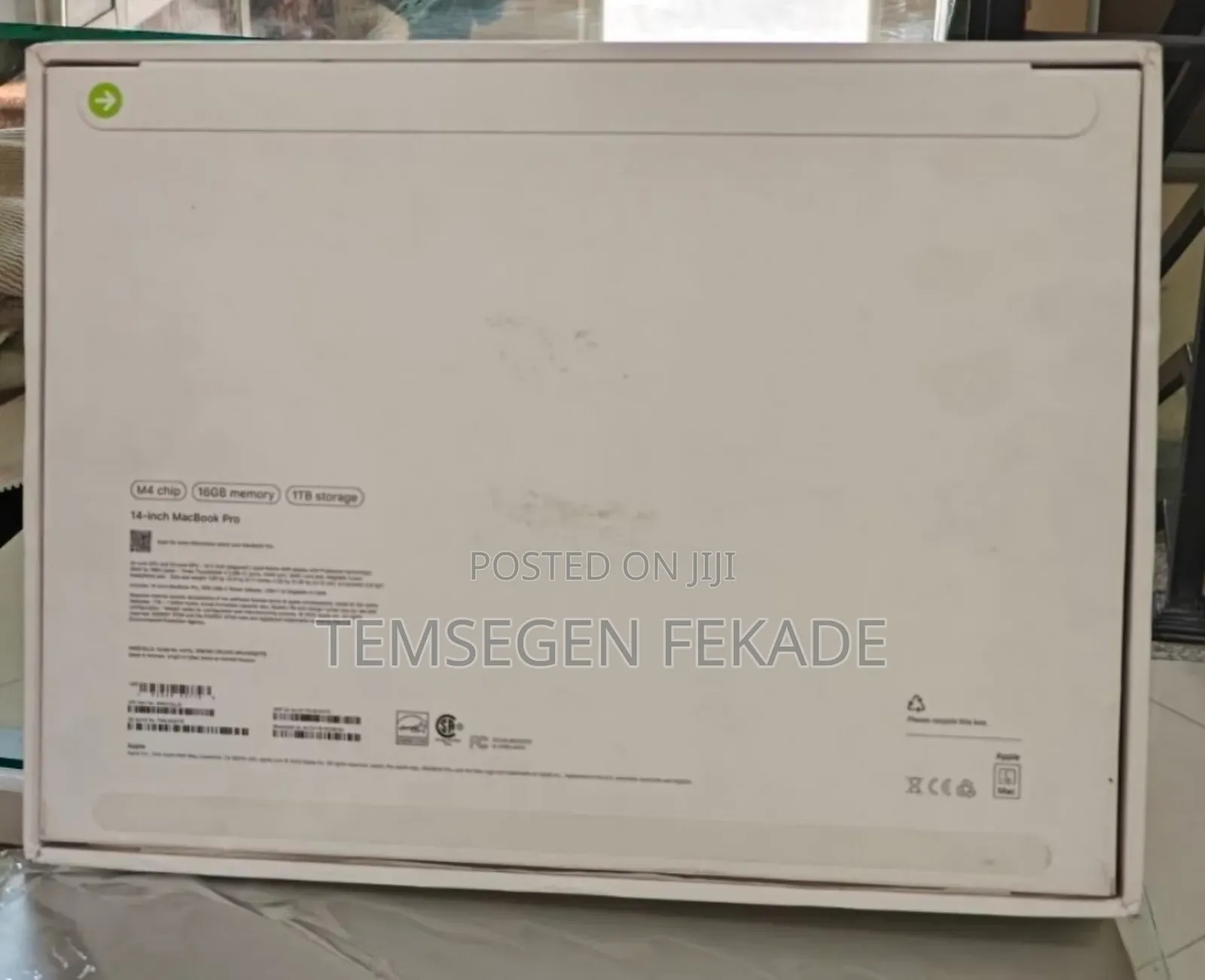 New Laptop Apple MacBook Pro 2024 M4 14-inch 16GB Apple M4 Pro SSD 1T