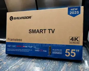 Salvador 55” Frameless Smart Tv – Ultra Hd (2025 Model)