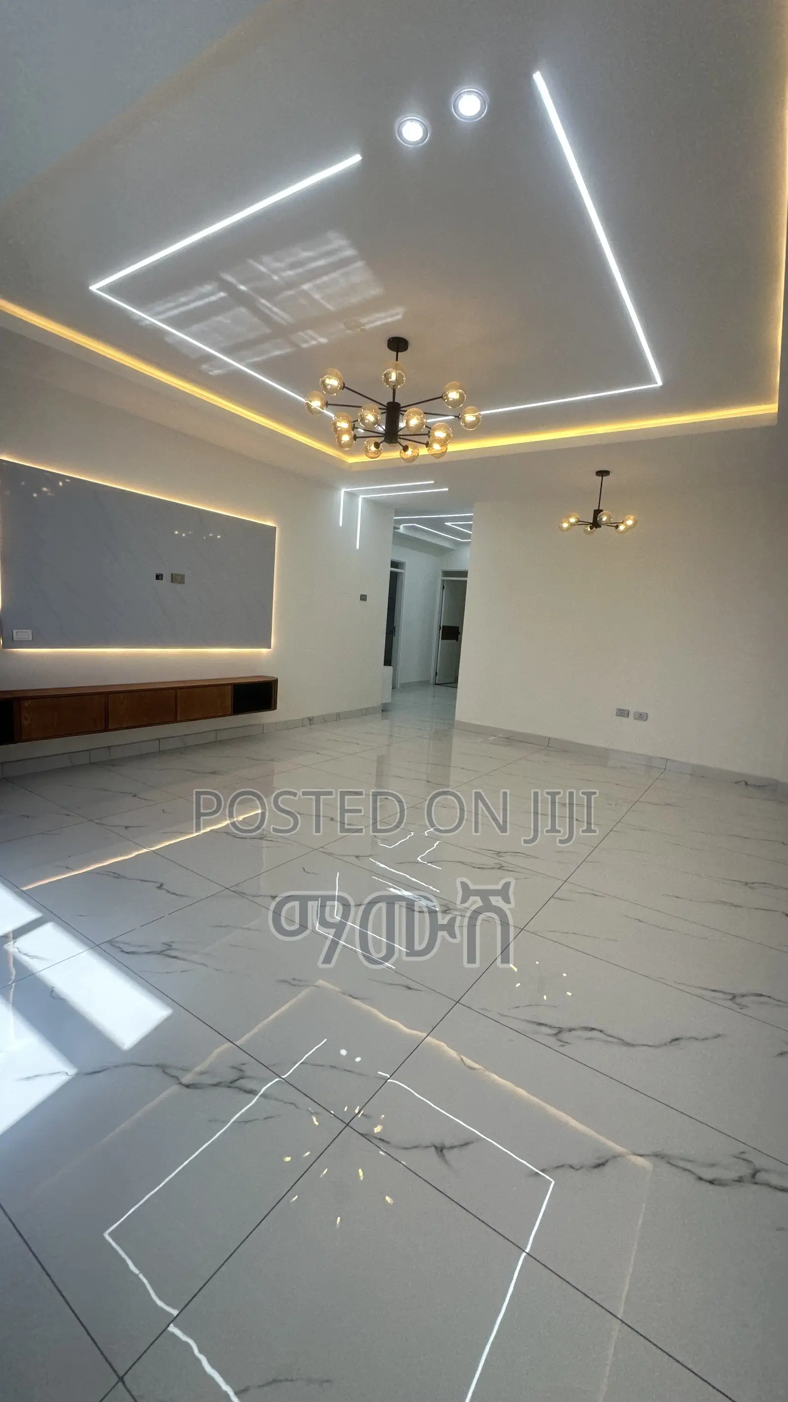 Furnished 2bdrm Apartment in ሰሚት 20 ሜትር አካባቢ, Bole for sale