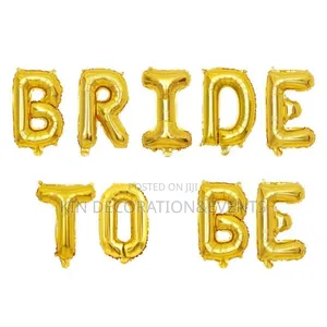 Bride To Be Letter Balloon