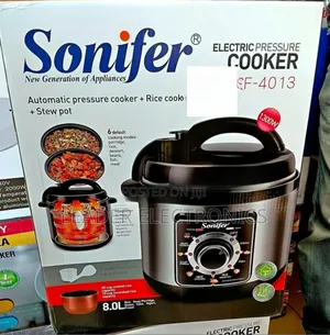 Sonifer Pressure Cooker Electric Pressure Cooker 8 Liter
