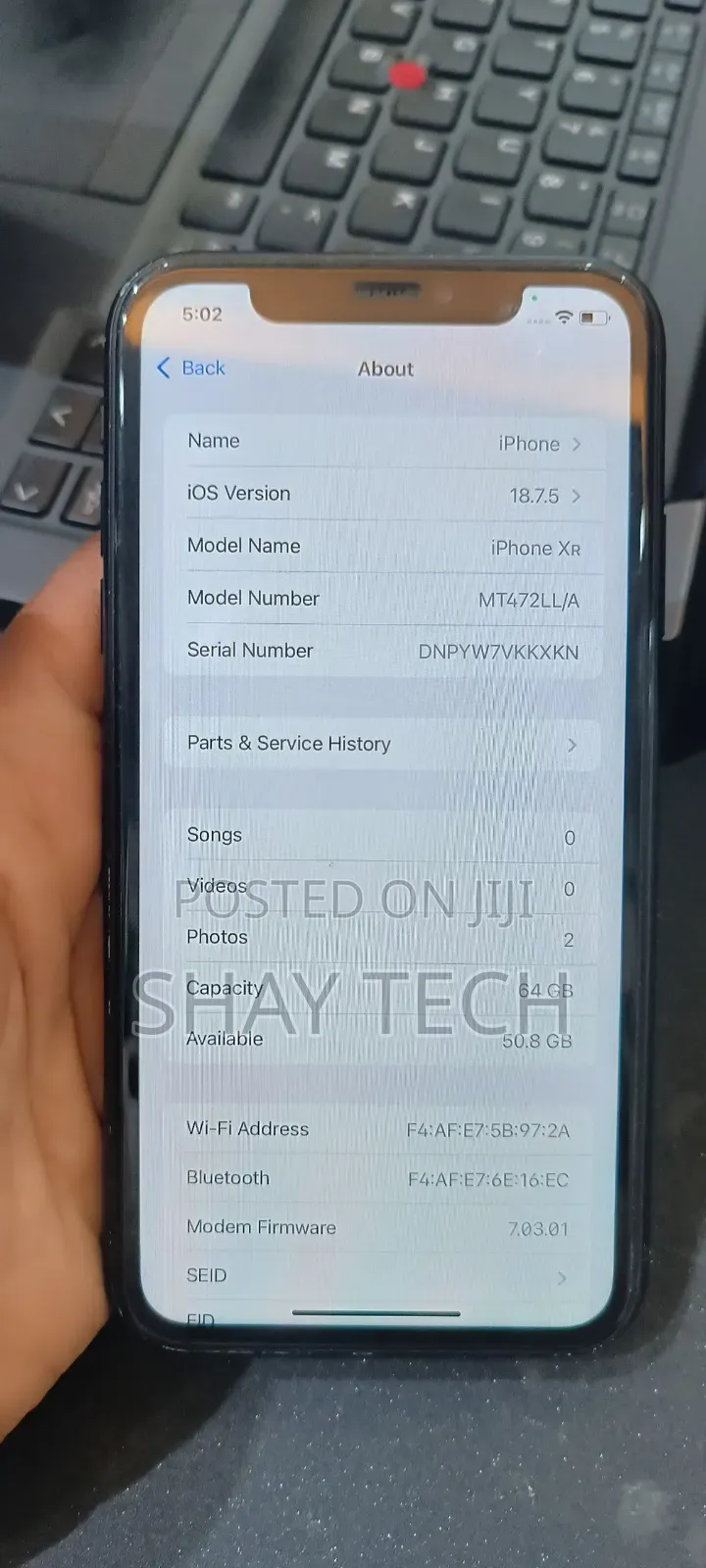 Apple XR 64 GB Black