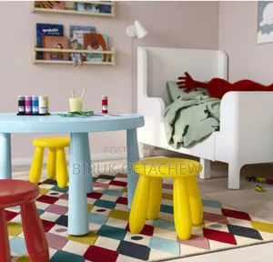 Children's Stool, In/Outdoor/Yellow Or White