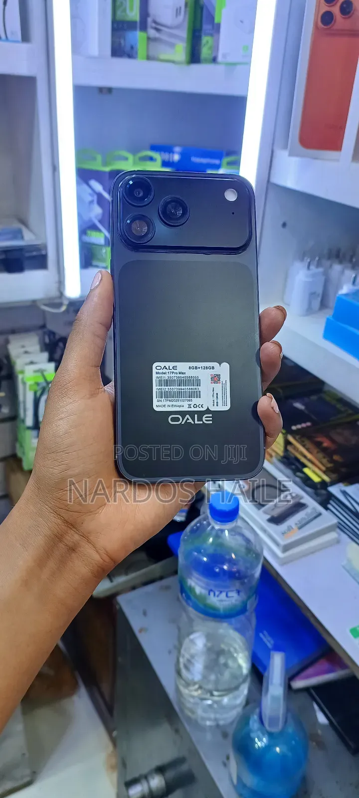 New Oale 17Pro Max 128 GB Black