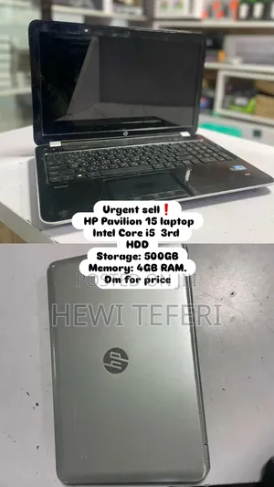 Laptop HP 4GB Intel Core i5 HDD 500GB