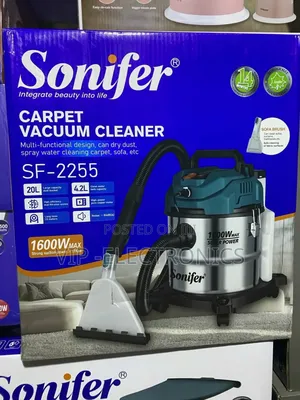 Sonifer Vacuum Cleaner 20 Liter 1600w With Dryer Powerful Wet Dry