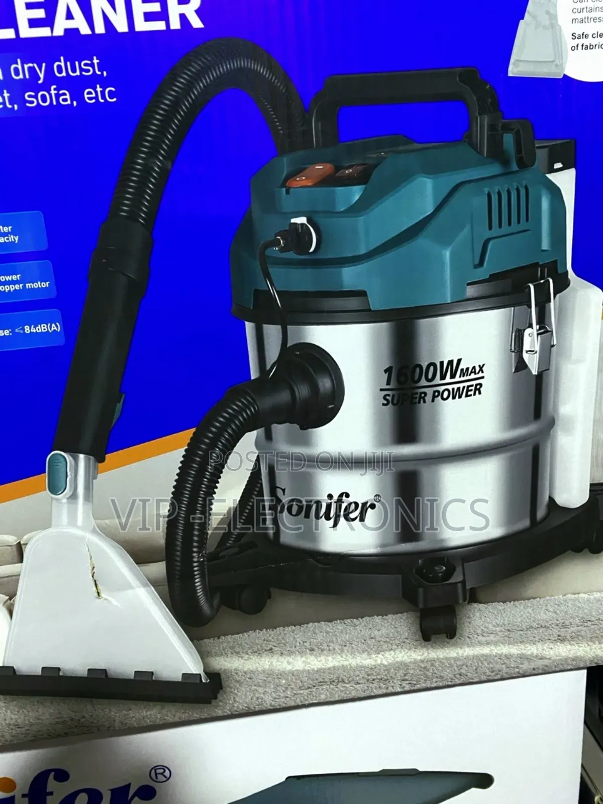 Sonifer Vacuum Cleaner 20 Liter 1600w With Dryer Powerful Wet Dry