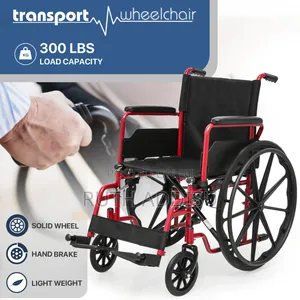 Wheelchair Folding Manual Medical Wheelchair 18*16" Seat W/ Armrest