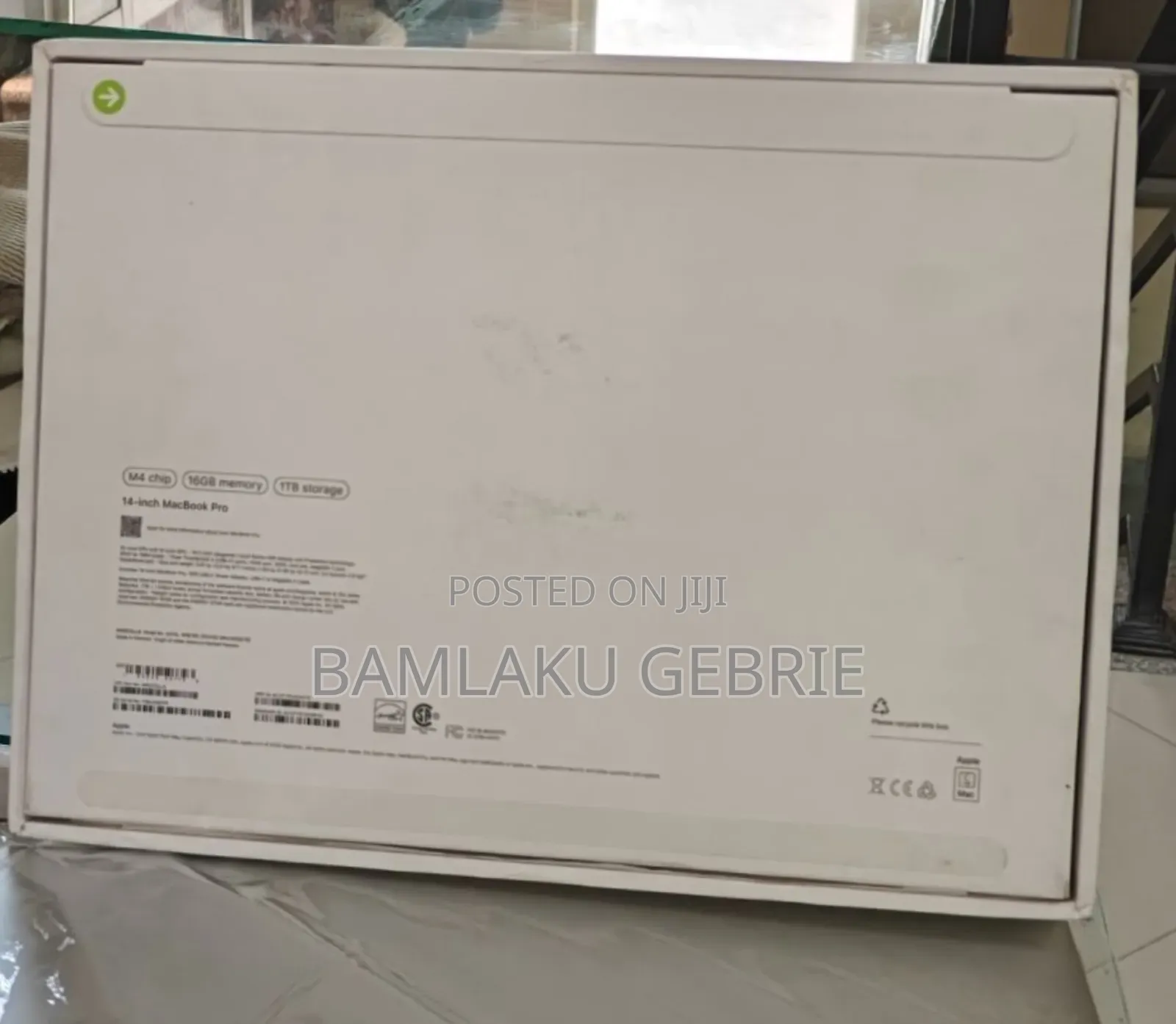 New Laptop Apple MacBook Pro 2024 M4 14-inch 16GB Apple M4 Pro SSD 1T