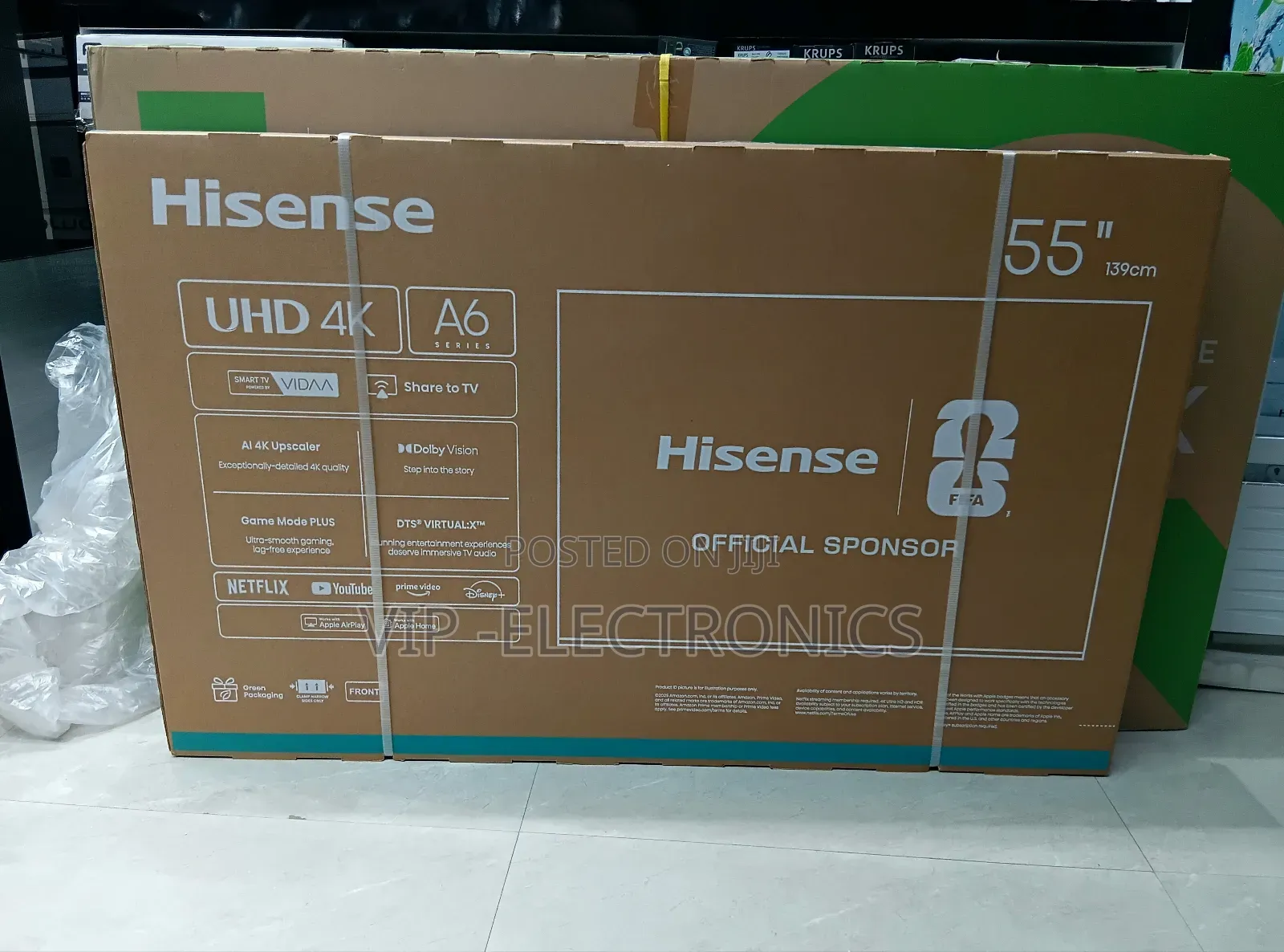 Hisense 55 Inch Tv Smart Uhd A6 Series High Quality 100% Original