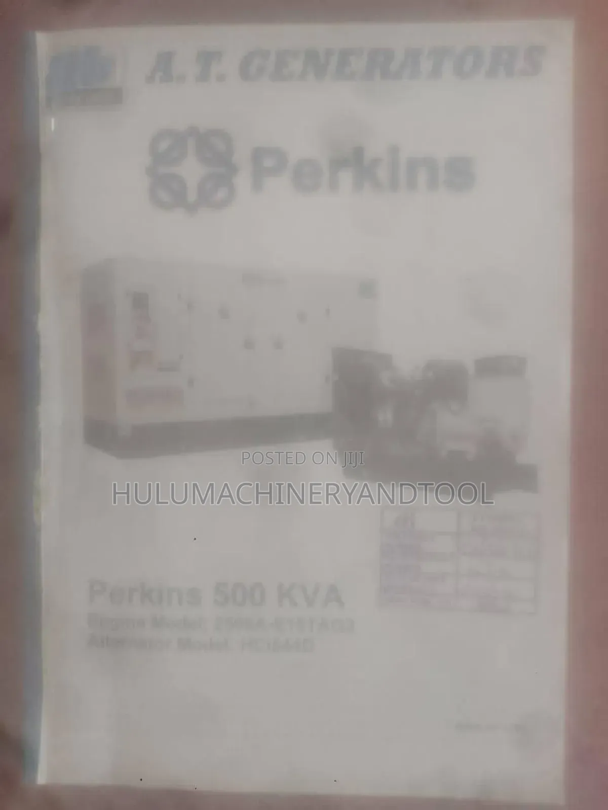 Perkins Diesel Engine Generator