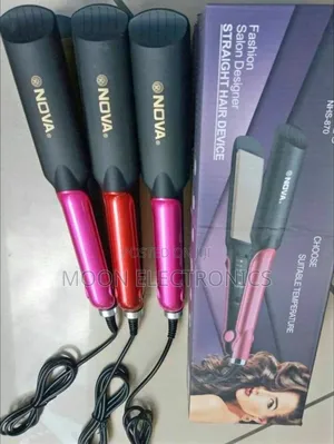 Nova Professional Nova Hear Straightener ኖቫ የፀጉር ፖይስትራ