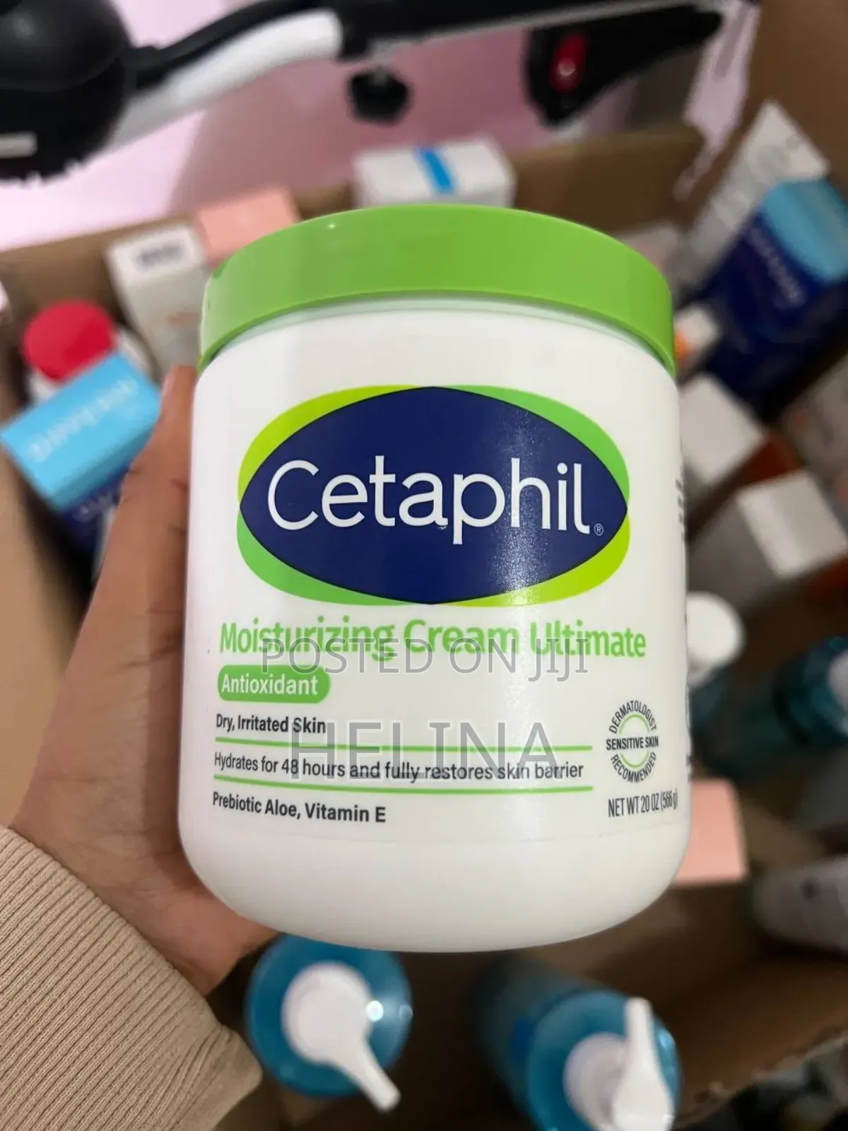 Cetaphil Moisturizing Cream Ultimate for Dry,Irritated Skin From Usa