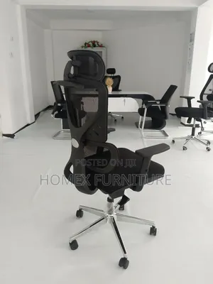 Office Managerial Mesh Chair_ergonomic