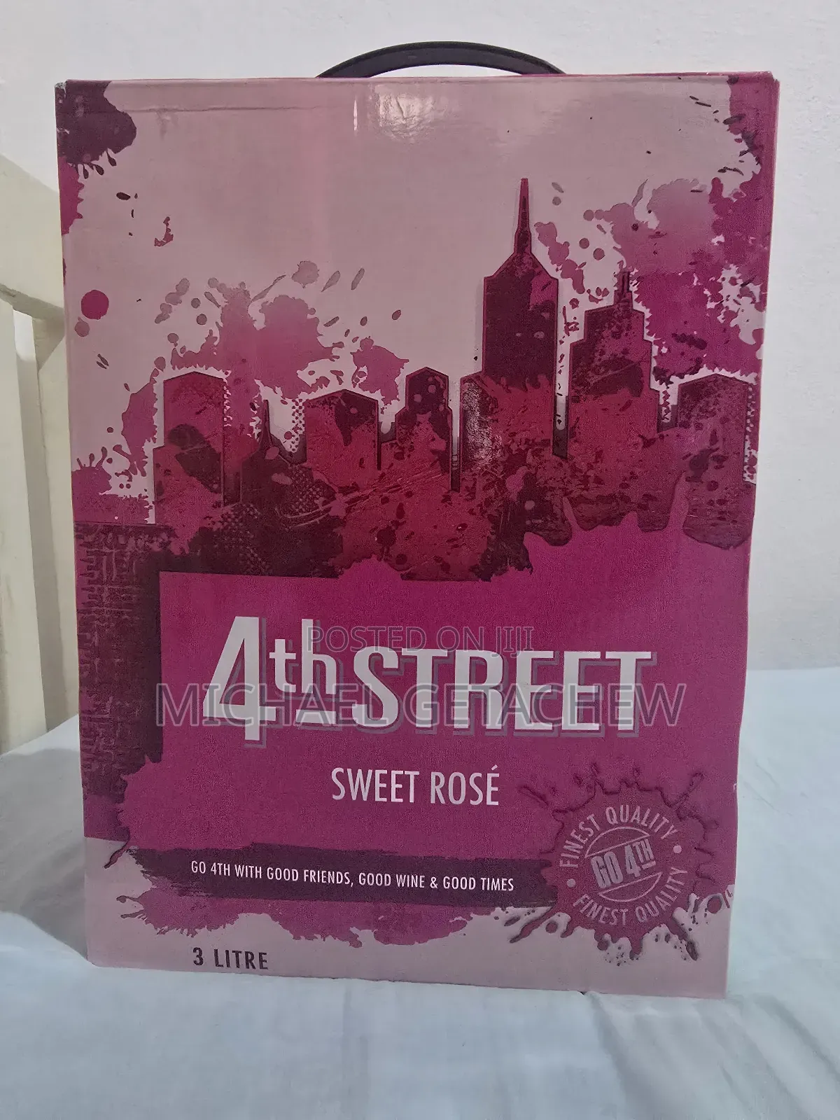 South African Sweet Rose Box Wine