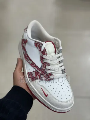 Air Jordan X Dior Red Monogram