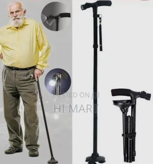 Almunium Telescopic Elderly Crutch