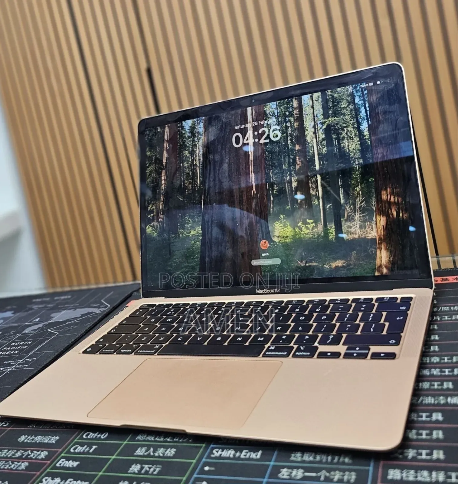 New Laptop Apple MacBook Air 2020 M1 8GB Apple M1 SSD 256GB