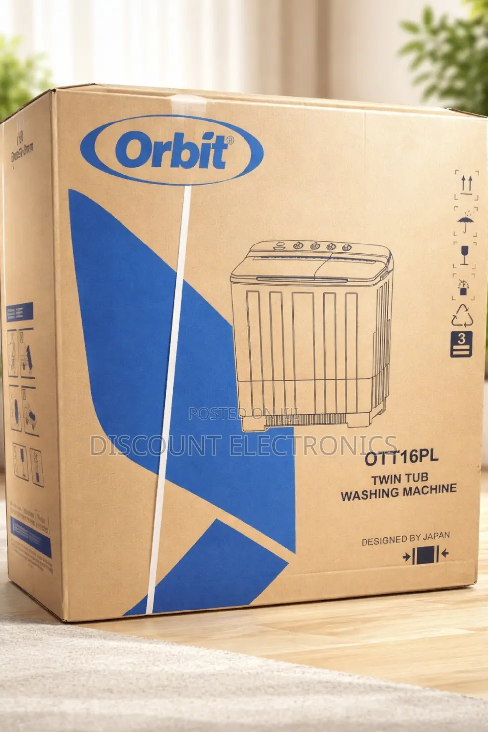Orbit 16kg Twin Tub Washing Machine
