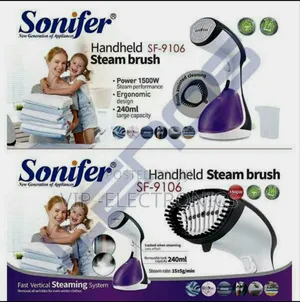 Sonifer Garment Steam Brush 240ml Portable Garment Steamer