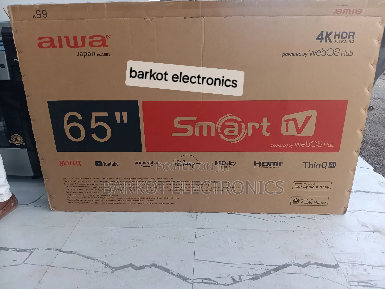 Ai Smart Qled Tv 65 Inch Andraid Framles 2025 Quality New