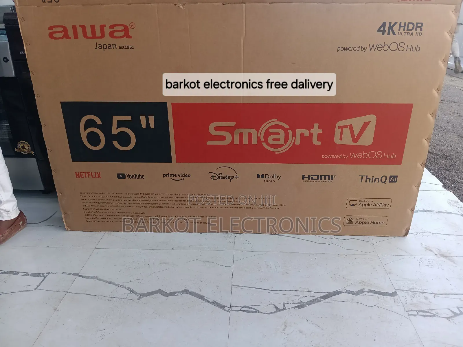 Ai Smart Qled Tv 65 Inch Andraid Framles 2025 Quality New