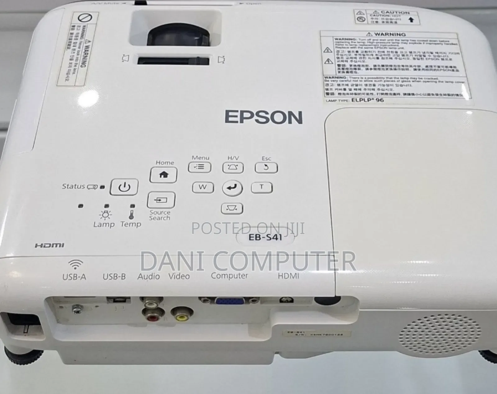 Epson Projector Model Name: Eb-S41 Has Bag and Remote