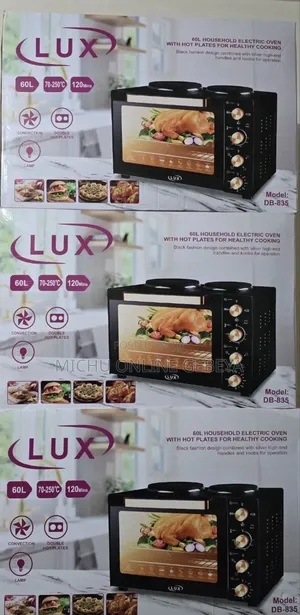 የቱርክ ምርት የሆነው Lux 60 ሊትር Oven /Free Delivery
