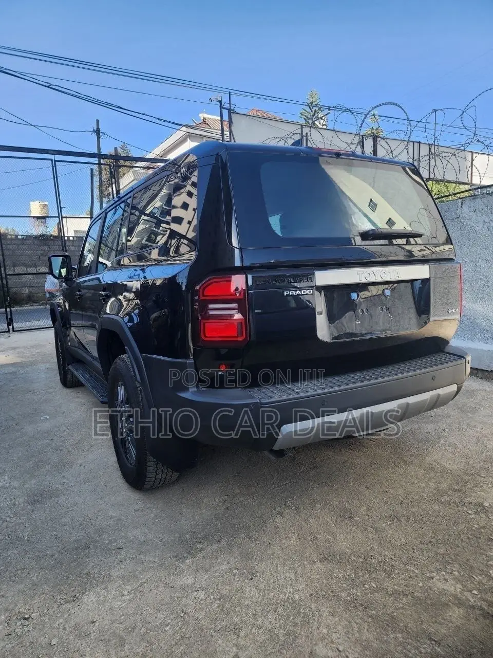 New Toyota Land Cruiser Prado 2.4 Hybrid 2025 Black