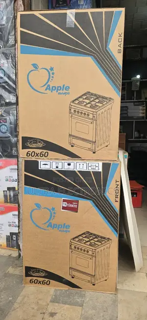 Apple 60x60 Free Standing Oven, Featuring a 60x60 Cm Cooking