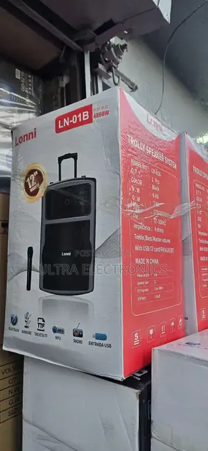 Speaker Lonni Trolley Speaker System Model Cn-018. Features a 12-Inch