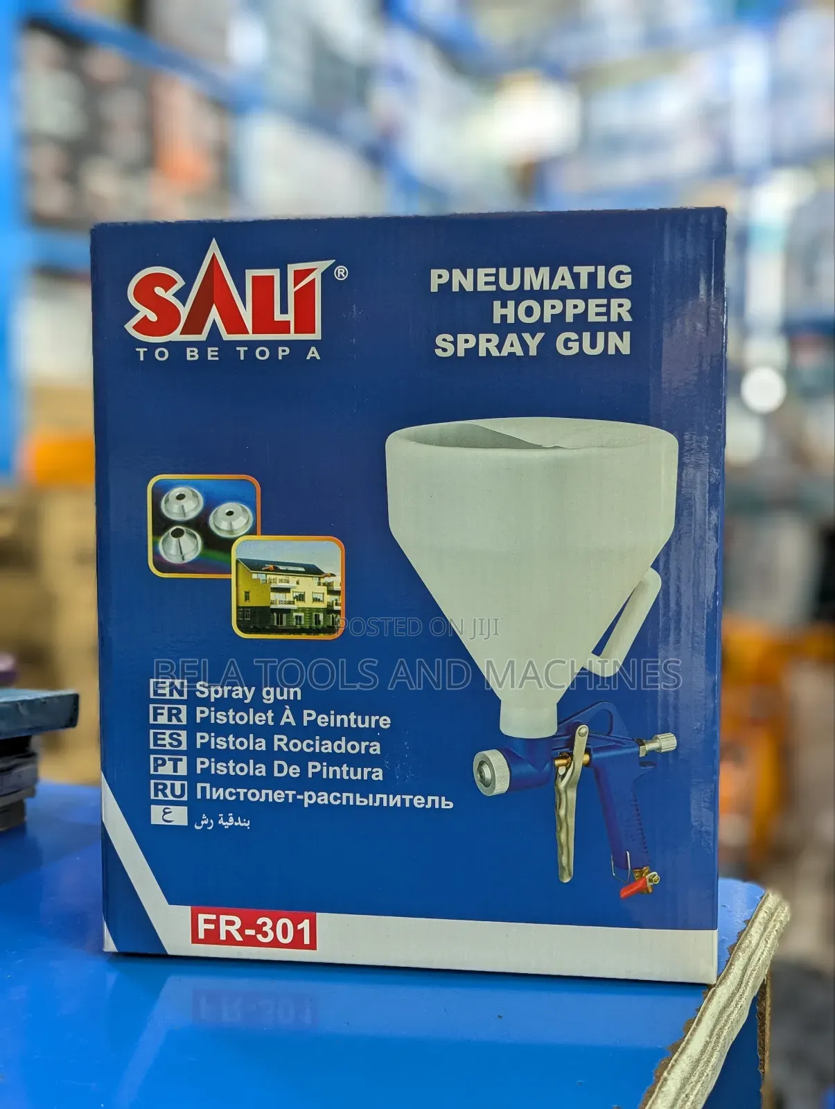 Sali Pneumatic Hopper Spray Gun Pistola for Granite Other
