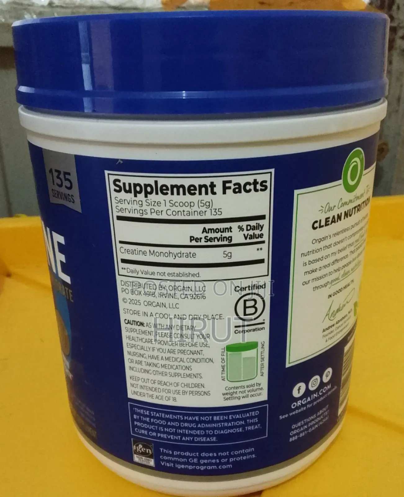Micronized Monohydrate Creatine