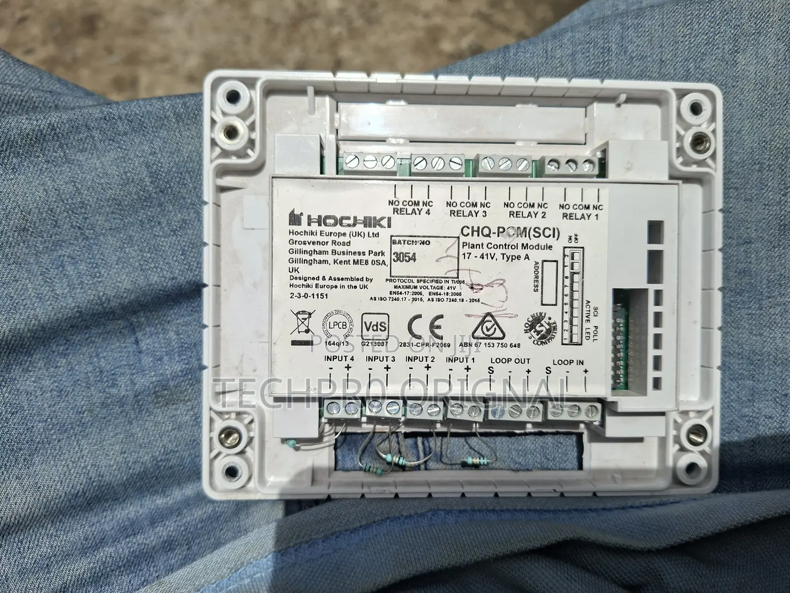 Hochiki CHQ-Pcm(Sci) Plant Control Module With Sci