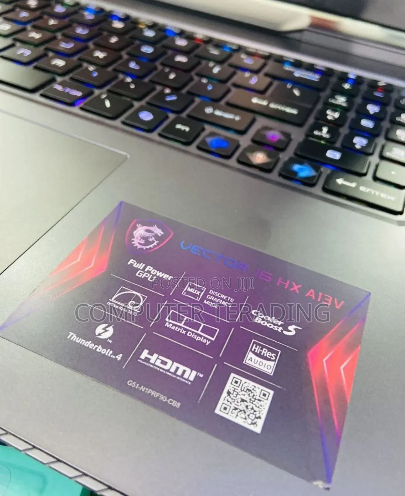 New Laptop MSI GF63 32GB Intel Core i9 SSD 1T