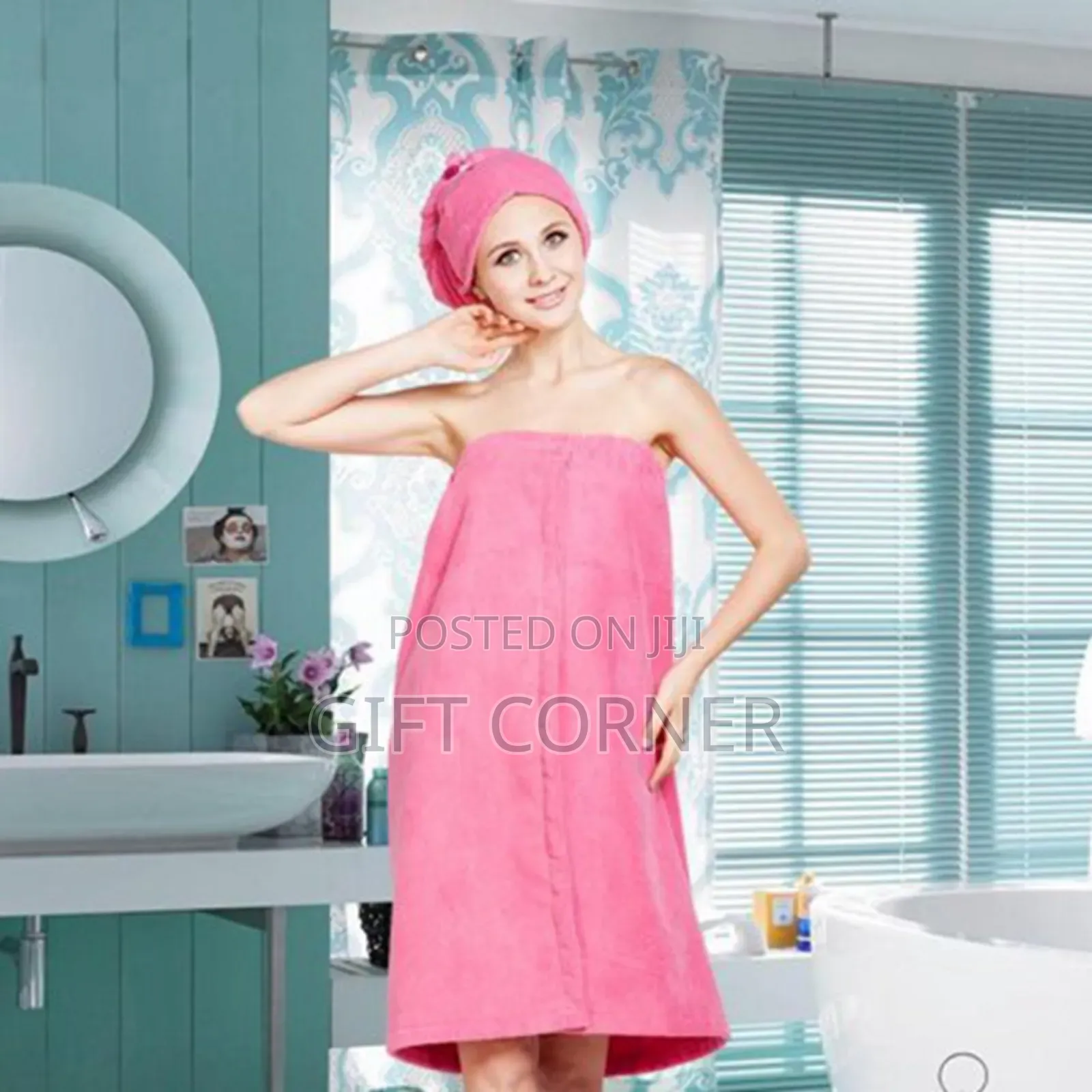 5 PCS Complete Bathrobe Shower Set