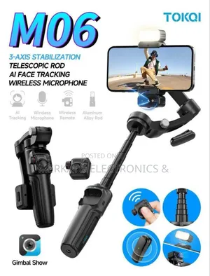 M06 3 Axis Gimbal | Ai Face Tracking Stabilizer